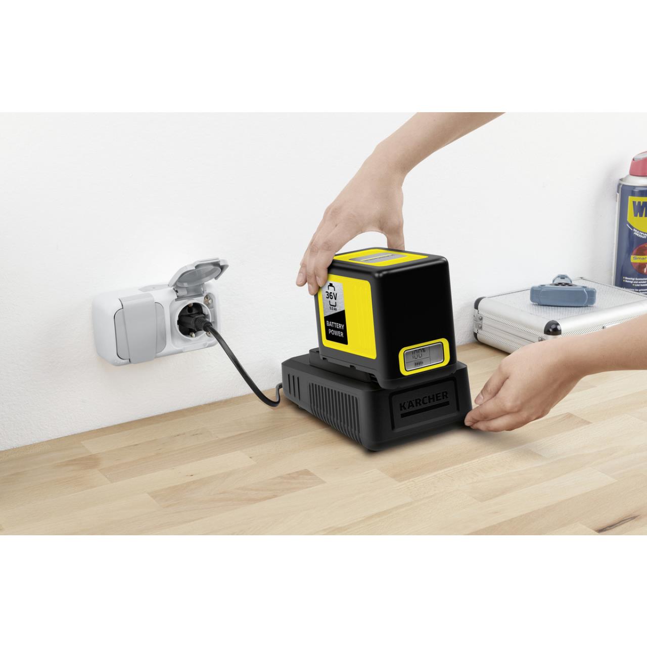 Starter Kit Battery Power 36 V / 5,0 Ah Akku / 36 V Schnell-Ladegerät